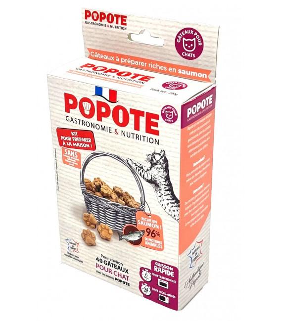 POPOTE KIT FRIANDISES CHAT SAUMON 200G