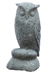 Hibou sur Socle