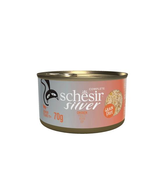 SCHESIR SILVER FILET EN BOUILLON BOITE 70G POULET