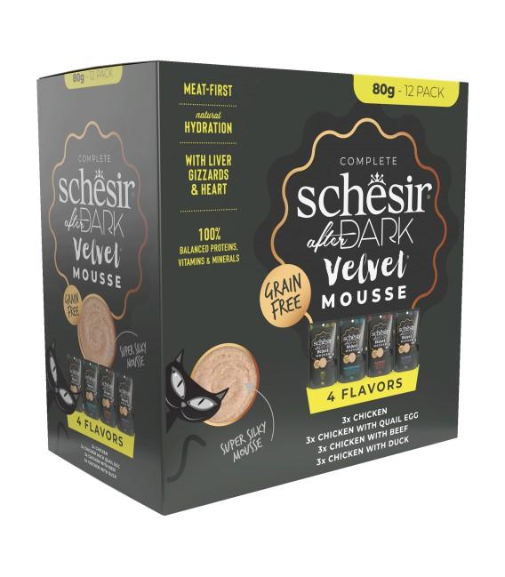 SCHESIR AFTER DARK MOUSSE SACHET 12X80G VARIETY PACK