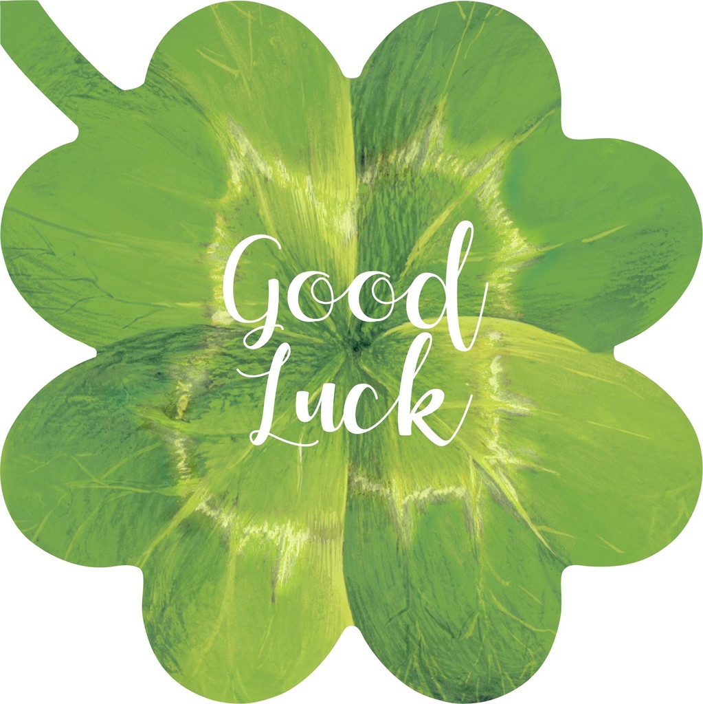 Serviettes Lunch die cut Good Luck