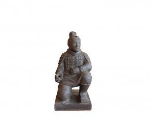 Guerrier Chinois un genoux