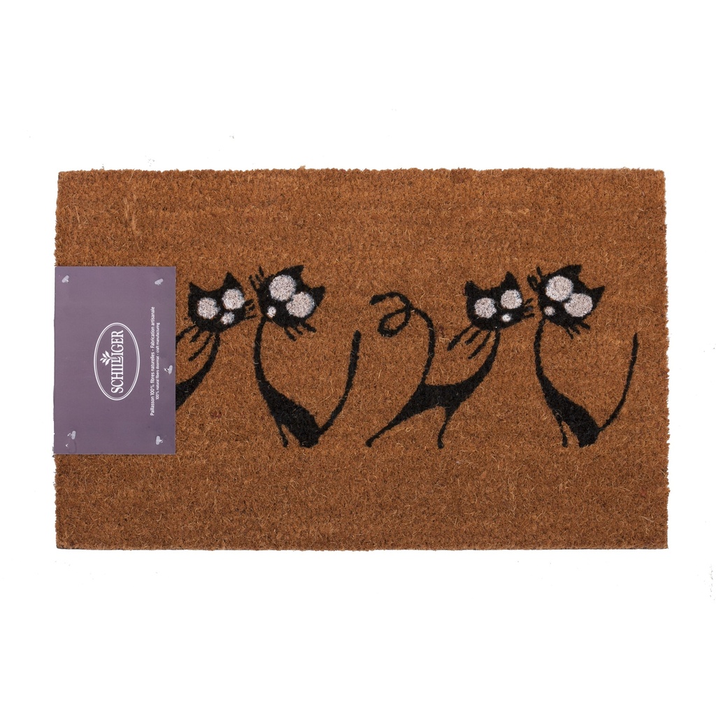 Paillasson 4 Chats Beige