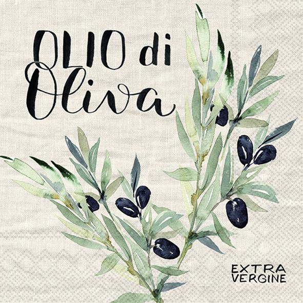 Serviettes Lunch Olio di Olivia linen
