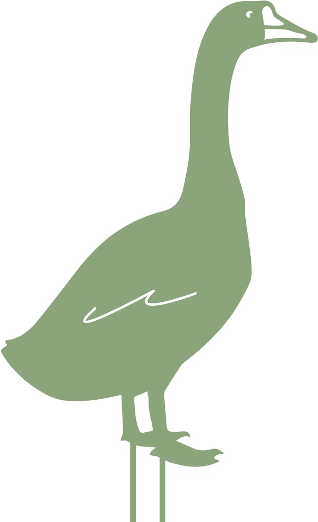 Figurine à piquer Oie 50x34 cm