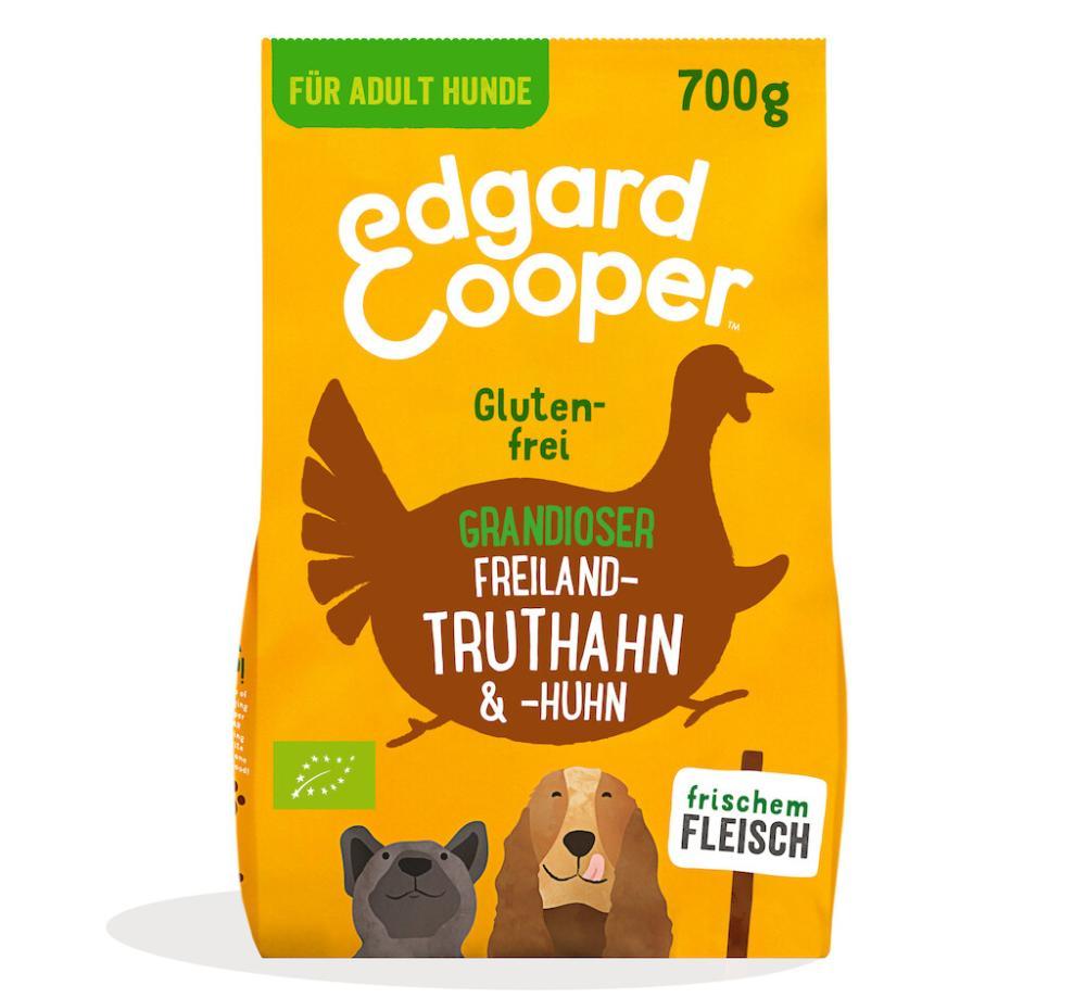 Canine Adult Dinde fraîche bio & Poulet élevé en plein air avec Carotte bio 700g