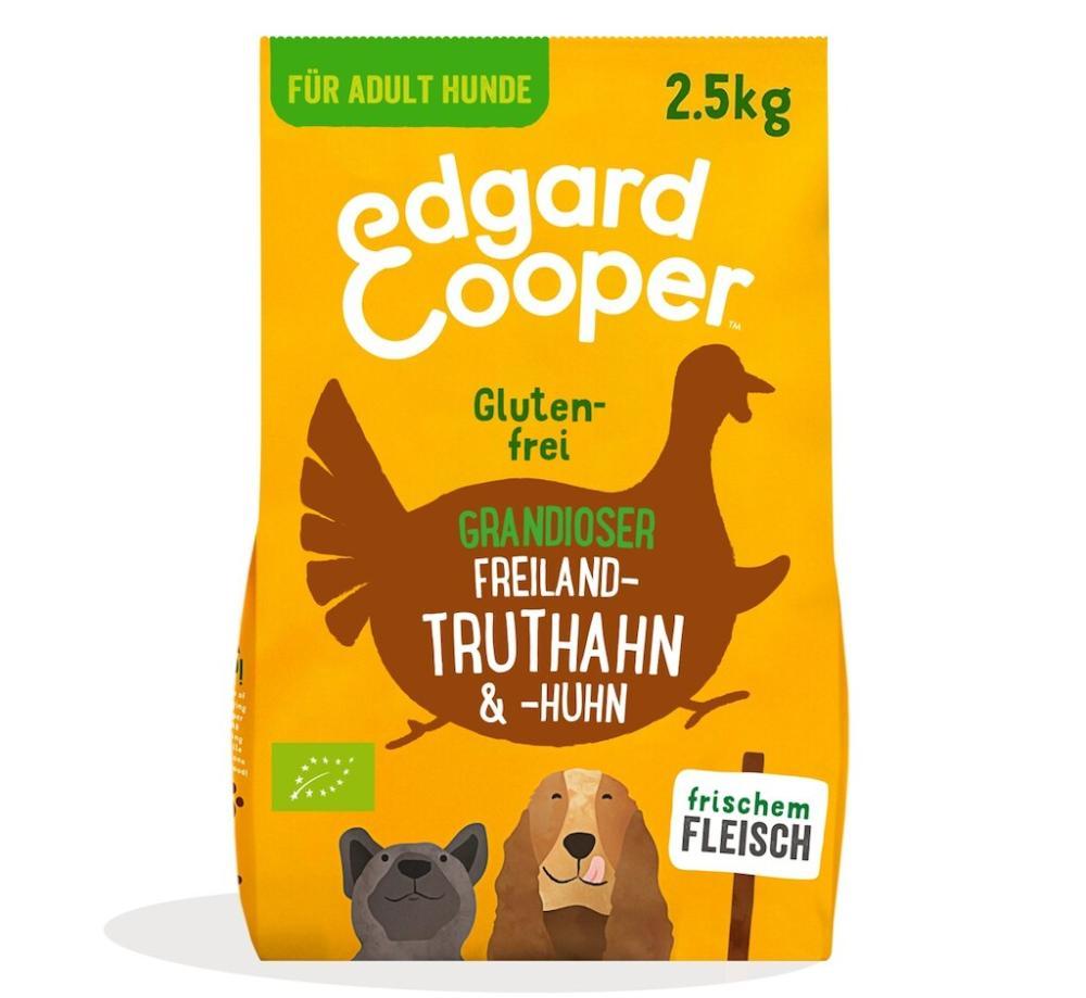 Canine Adult Dinde fraîche bio & Poulet élevé en plein air avec Carotte bio 2.5kg