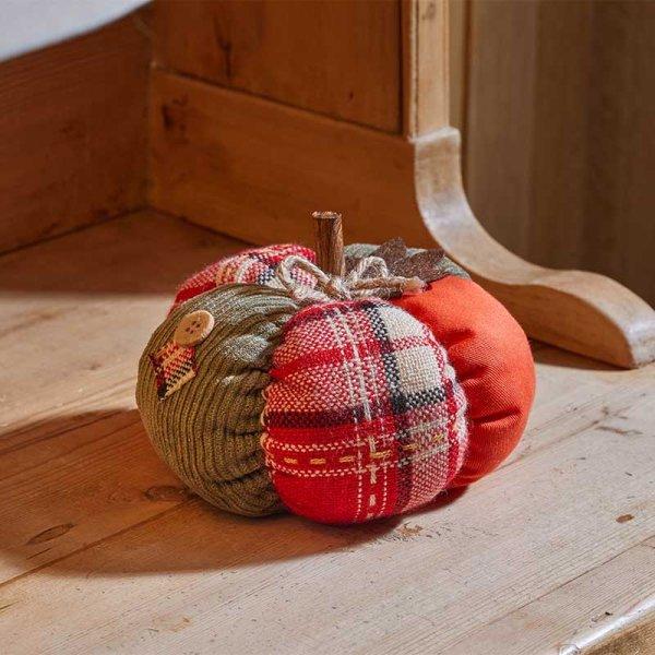 Citrouille tissu patchwork large