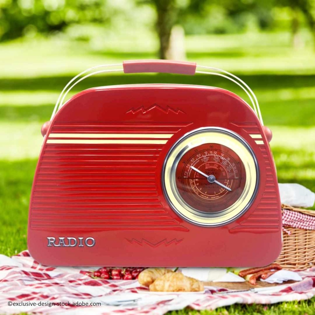 Boite Radio rouge