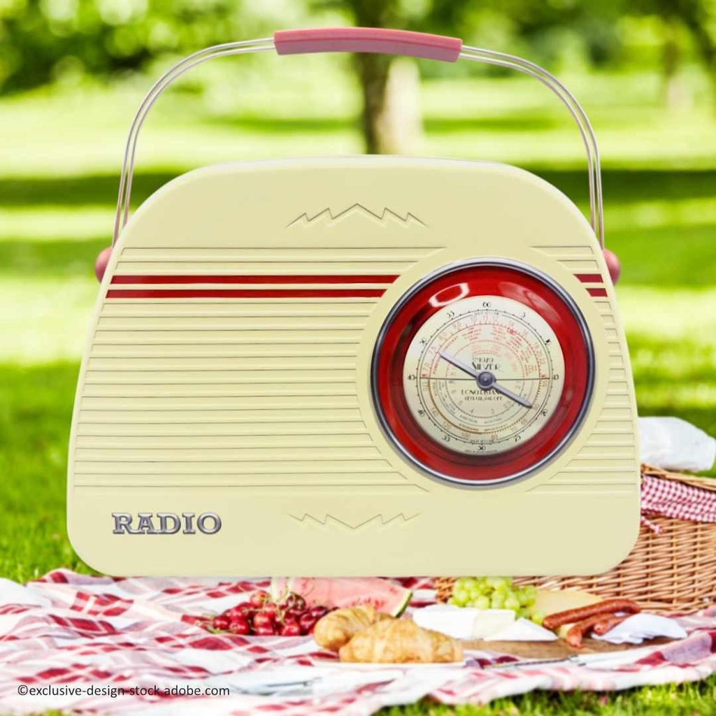 Boite Radio crème