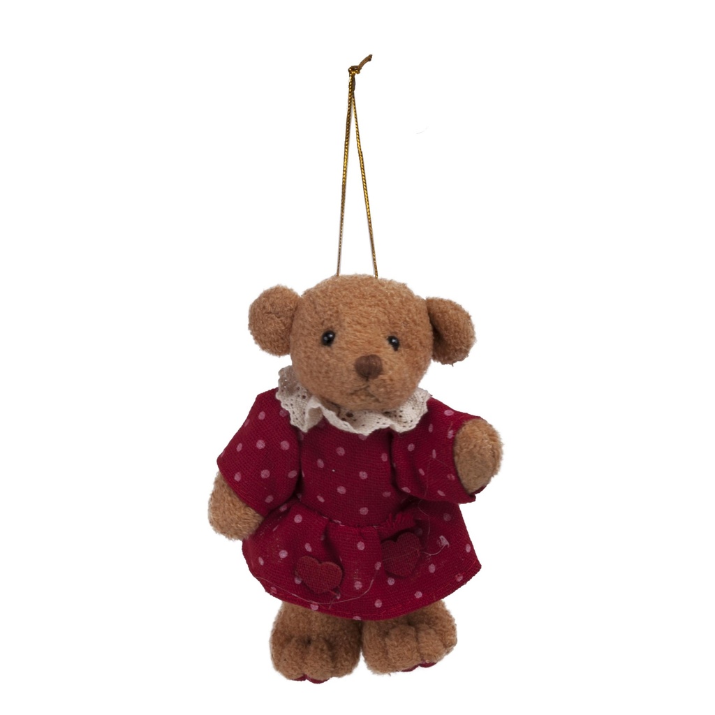 Oursonne robe à pois à suspendre