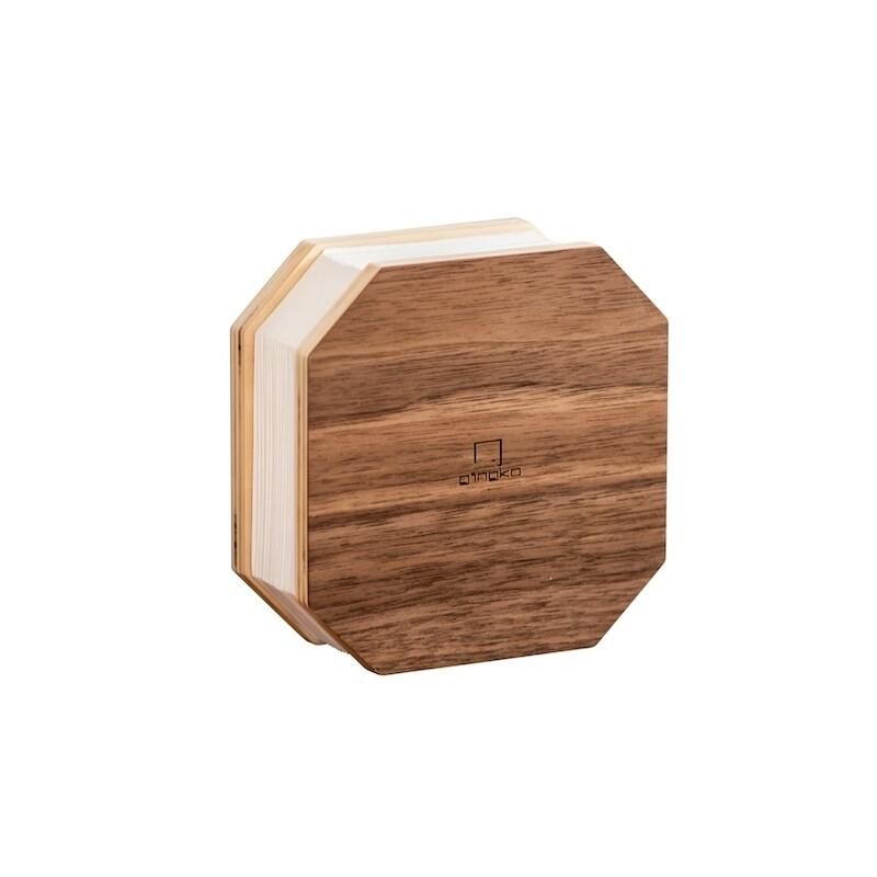 Lampe accordéon en Noyer