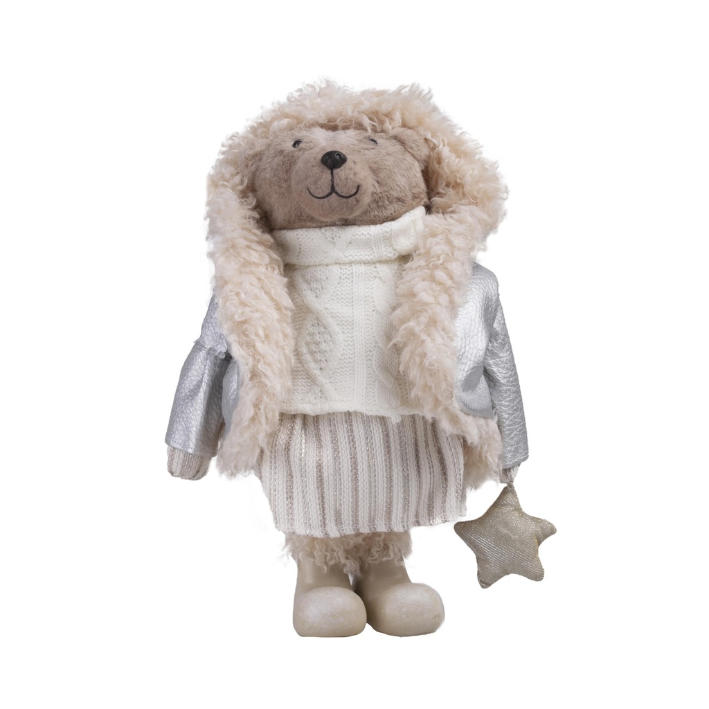 Oursonne argent à poser