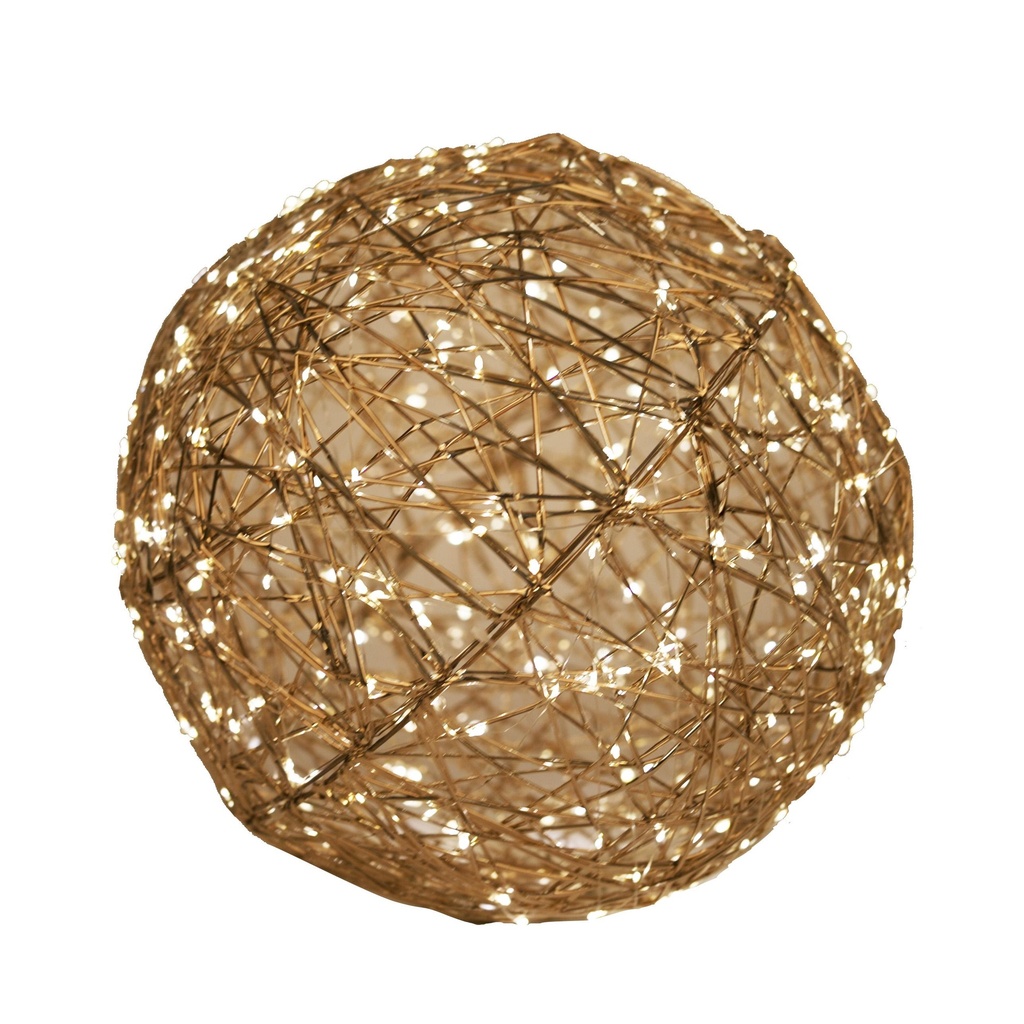 Boule lumineuse 300 LED chaudes Intérieur-Extérieur