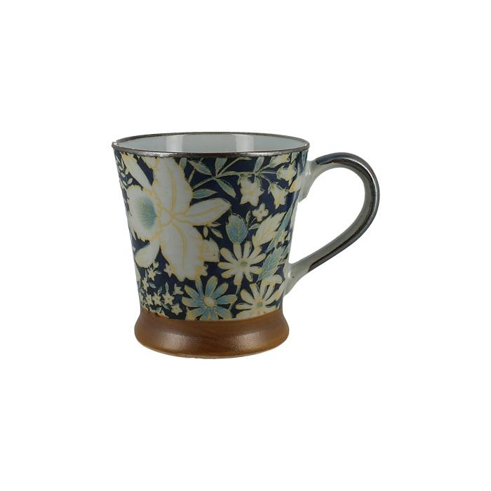 Mug Fleur contour jaune
