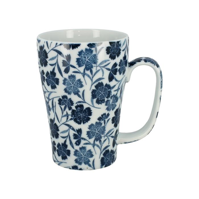 Mug Nadesoiko fleurs blue