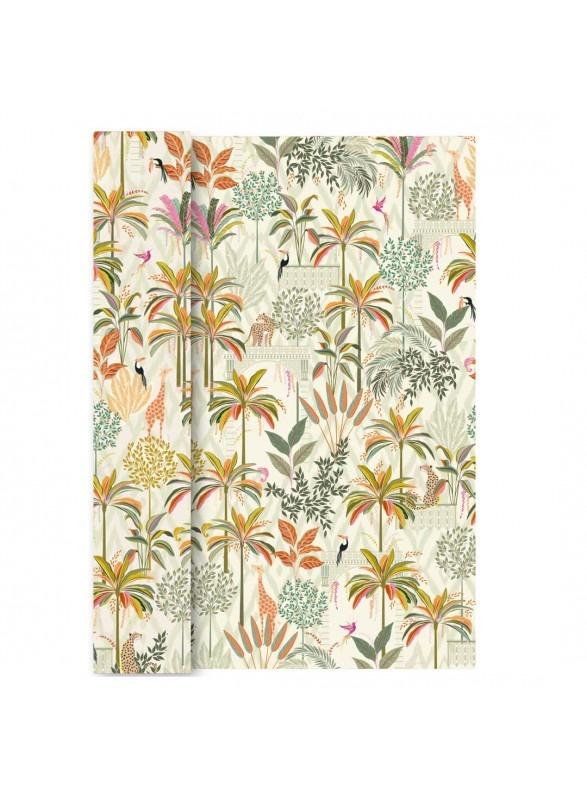 Papier cadeaux Palm Garden Light Stone