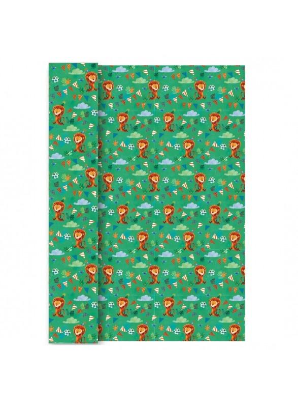 Papier cadeaux Happy Birthday Lion