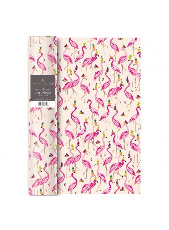 Papier cadeaux Celebrating Flamingos