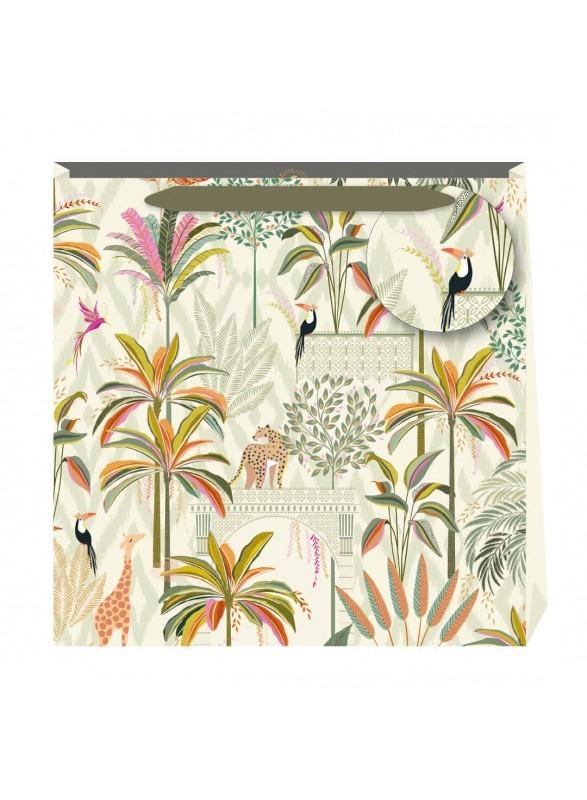 Sac cadeaux Palm Garden Light Stone