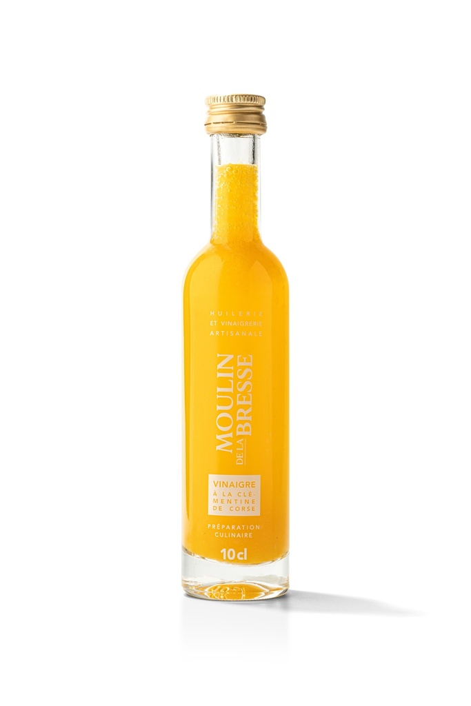 Vinaigre à la pulpe de Clémentine Corse IGP Moulin de la Bresse