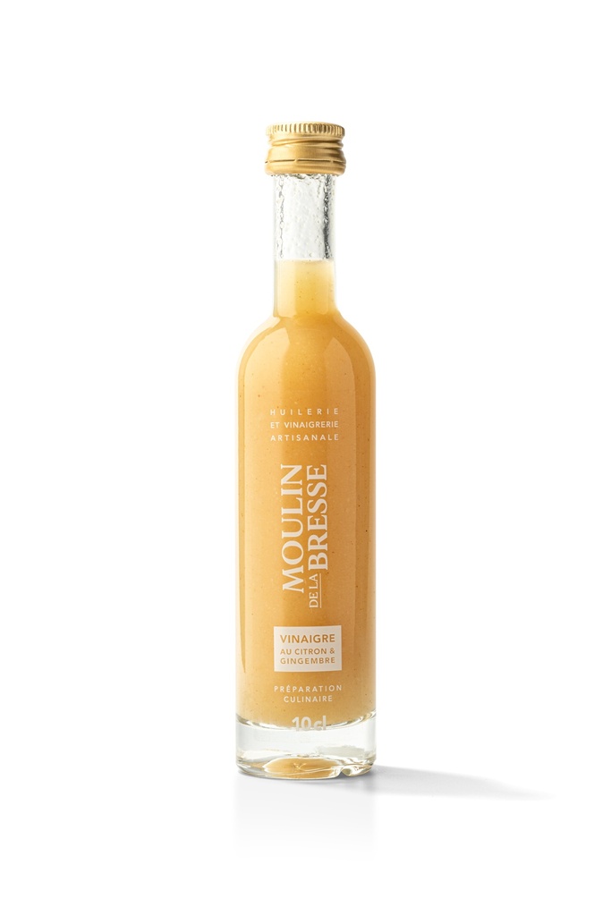 Vinaigre à la pulpe de Citron & Gingembre Moulin de la Bresse