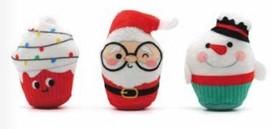 Jouet chat noël cupcake 8cm
