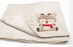 Couverture Xmaas Sweet reindeer 110x90cm