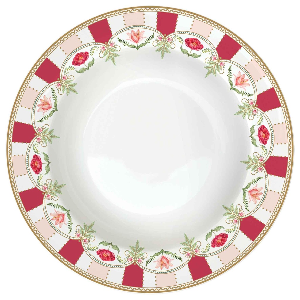 Assiette creuse Flowery