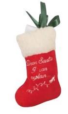 Jouet chat chaussette Xmas sock 15cm