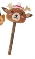 Jouet chat Xmas Reindeer silvervine 16cm