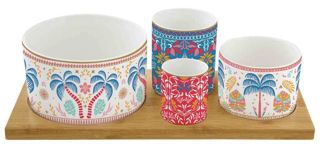 Set apéritifs Tropical Groovy 4pcs