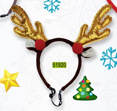 Serre tête Noël chien renne
