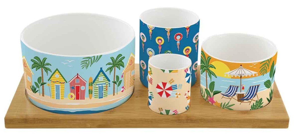 Set apéritifs A La Plage 4pcs