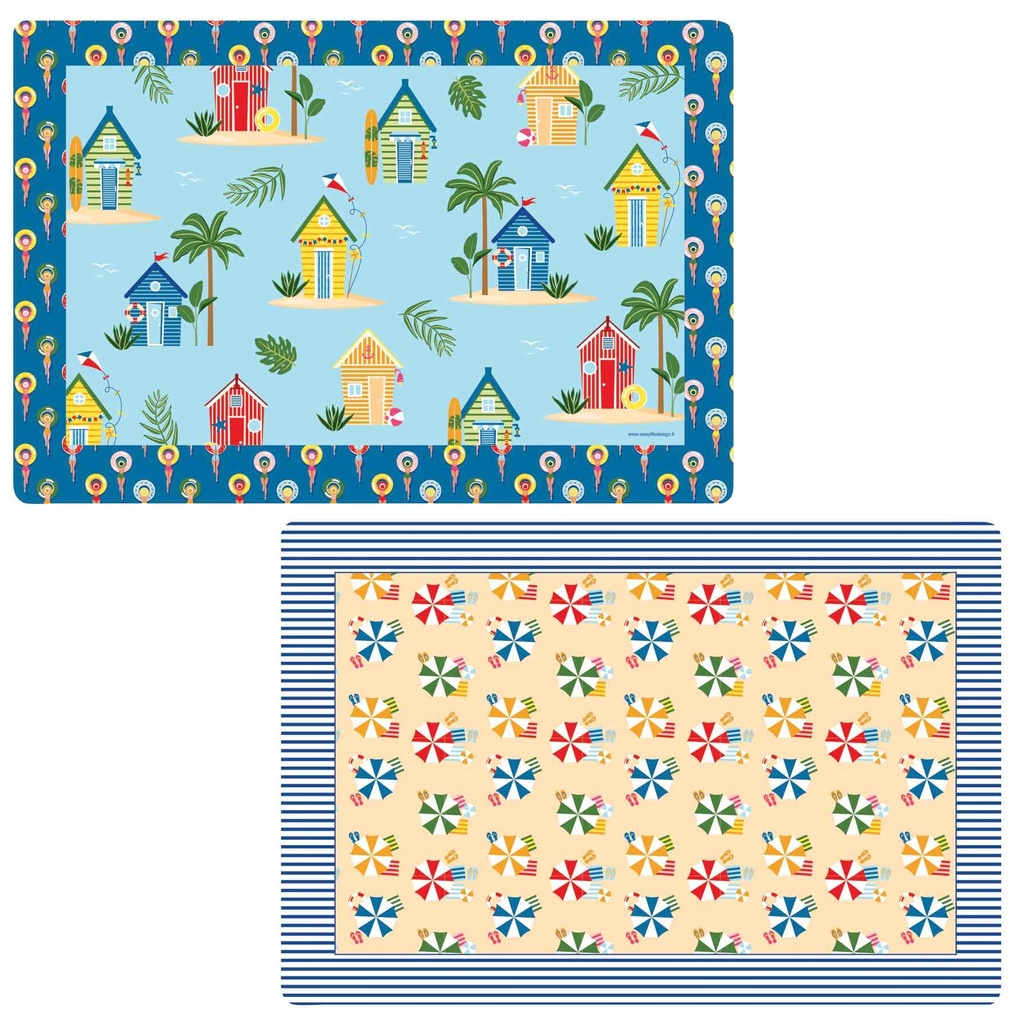 Set de table A La Plage double face