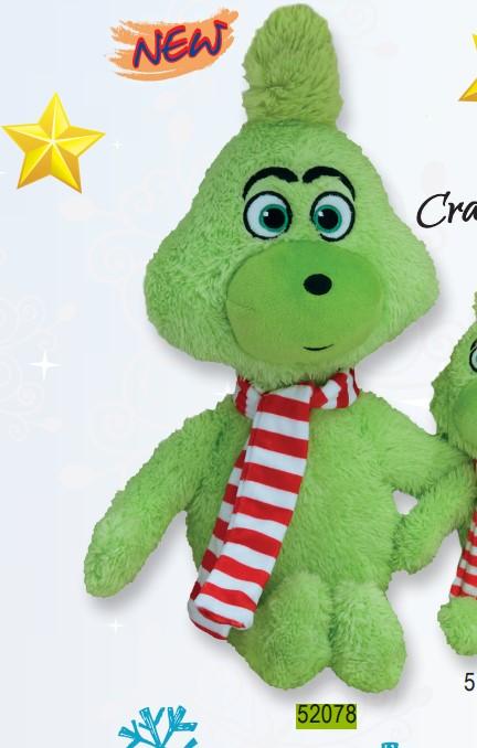 Jouet chien Noël Grinch