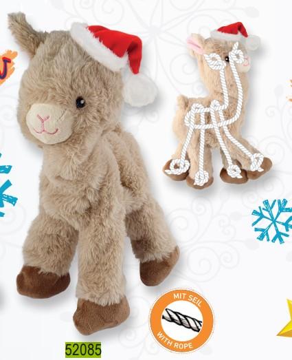 Jouet chien Noël Alpaca