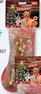 Friandise chien Noël chaussette XL Chicken