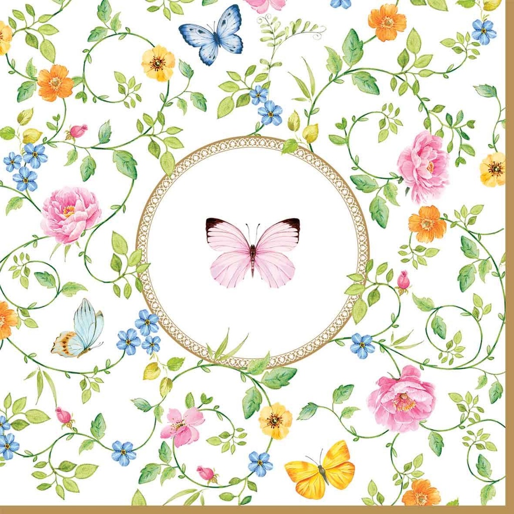 Serviettes Lunch Dancing Butterflies 20pcs