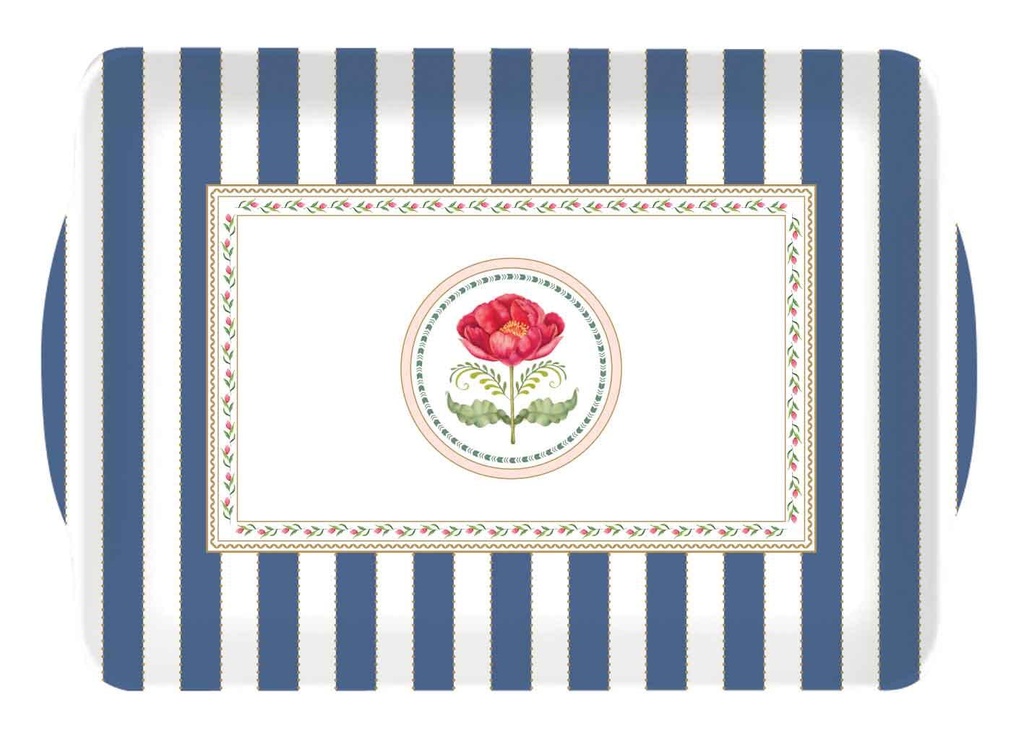 Plateau avec poignées Flowery