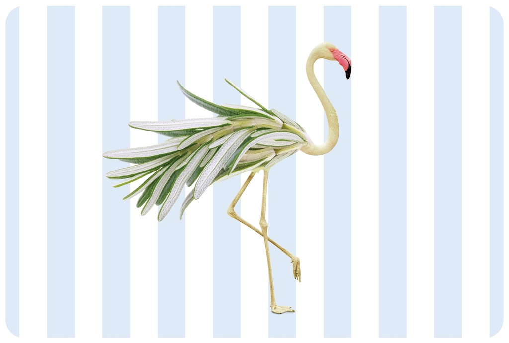 Set de table Flamingo reversible