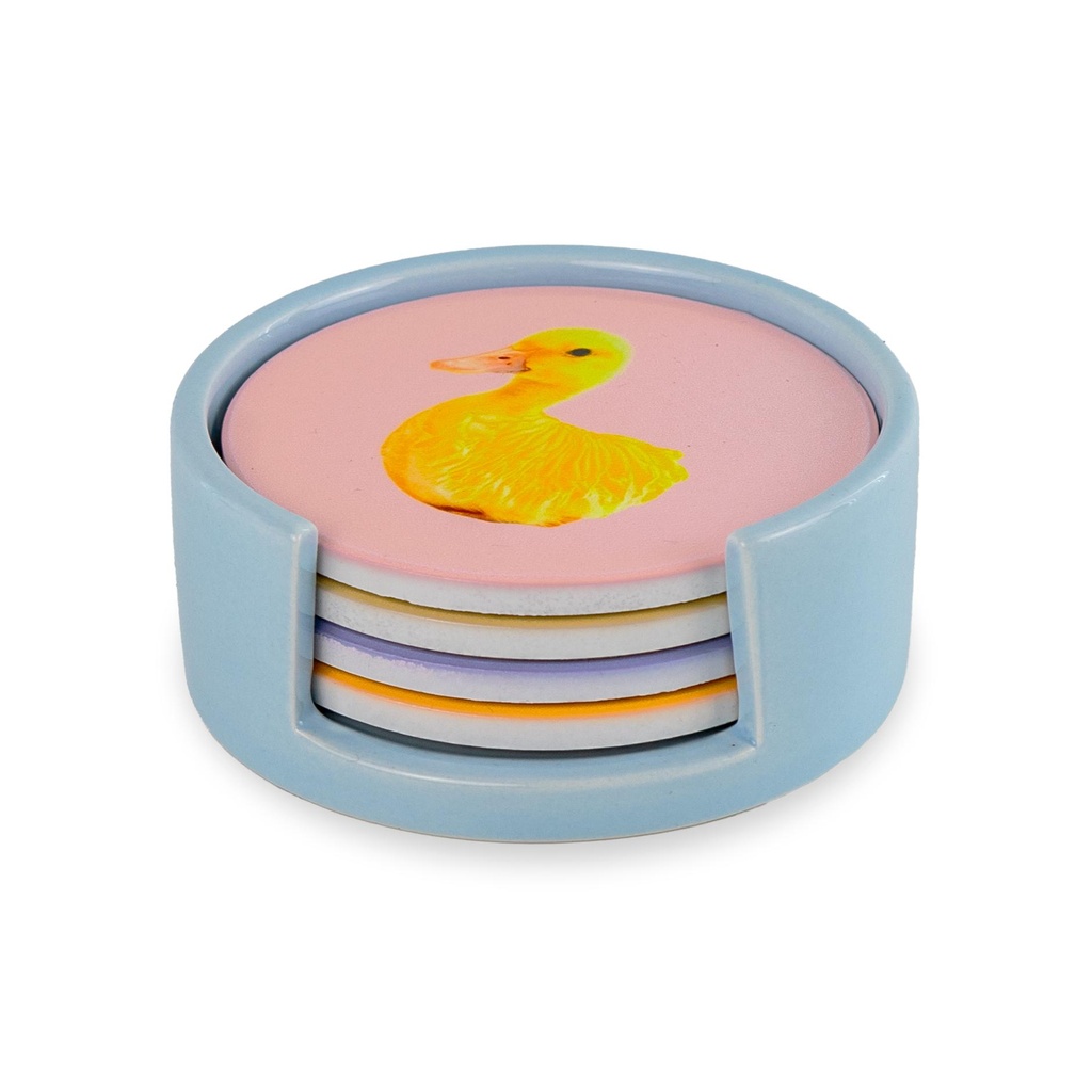 Coffret 4 dessous de verre WD