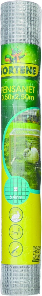 FENSANET 06   Grillage metal galva carré 0.6cm ( 6.4x6.4x0.6mm)