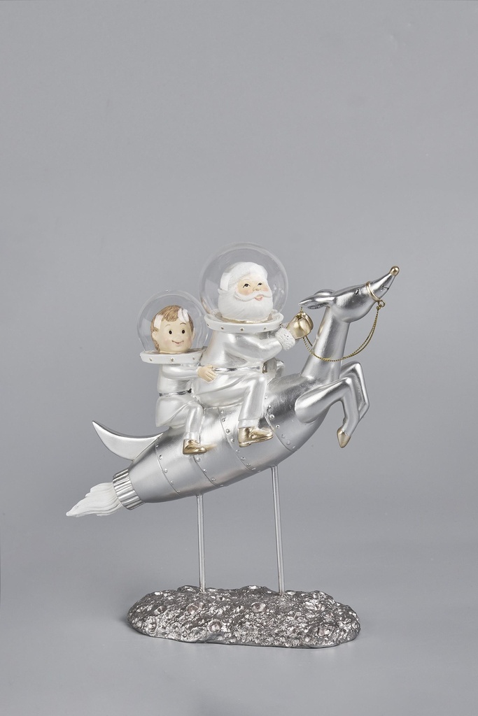 Père Noël sur Rocket deer à poser