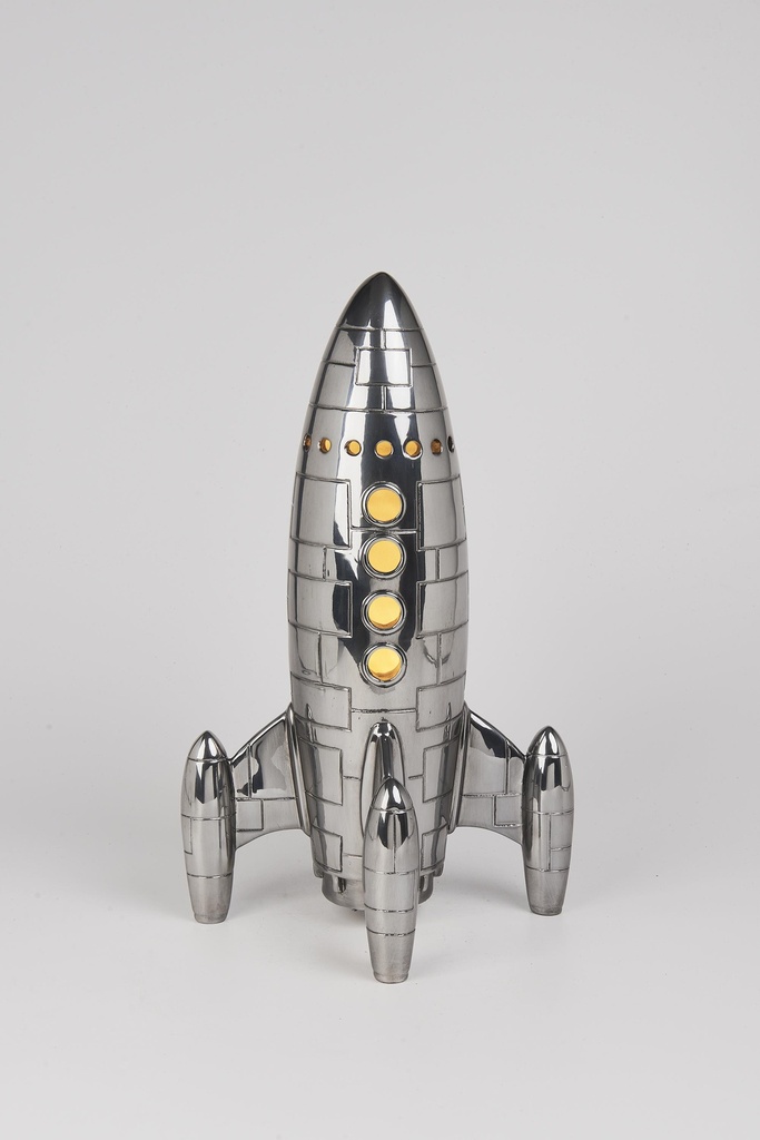 Fusée avec LED à poser