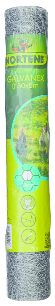 GALVANEX  19   Grillage métal galva triple torsion 1.9cm (19x0.7mm)