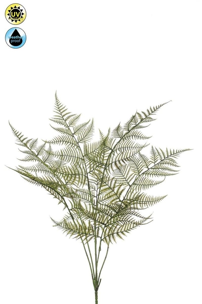 Fougère de jardin résistante UV artificielle
