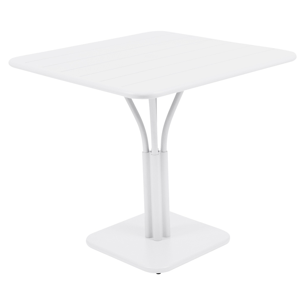 Table Luxembourg carrée pied central