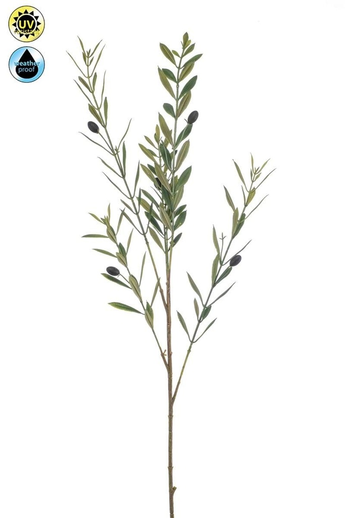 Olivier en branche résistant UV artificiel