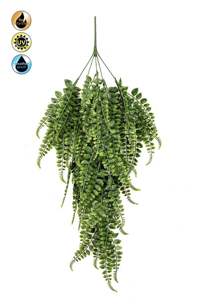 Adianthum à suspendre résistant UV artificiel